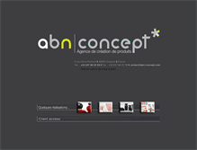Tablet Screenshot of abn-concept.com